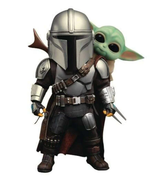 Beast Kingdom EAA-111 The Mandalorian and The Child Star Wars Articulated Figure