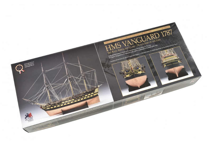 Maquette du navire HMS Vanguard - Échelle 1:72 -