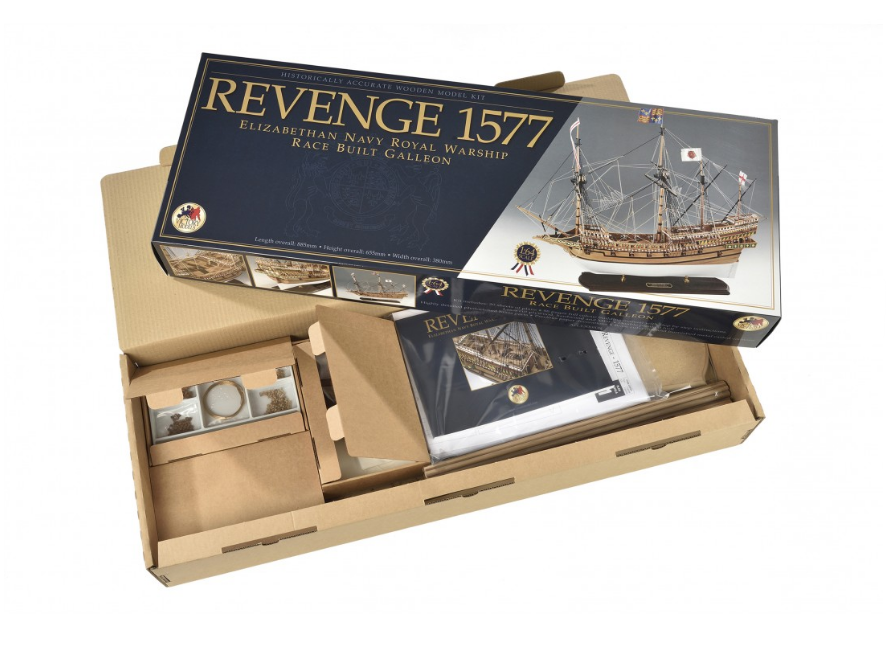 HMS Revenge Ship Model - Scale 1:64 -