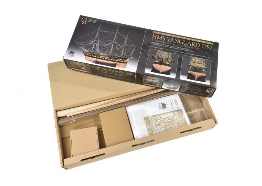 Maquette du navire HMS Vanguard - Échelle 1:72 -