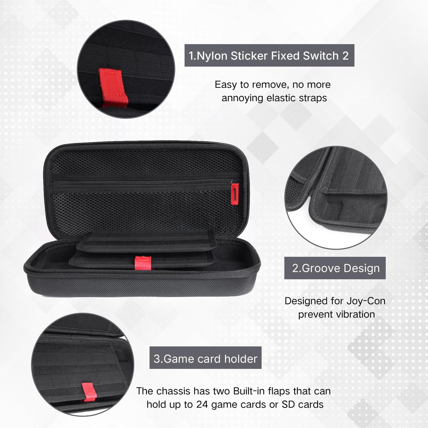 VICDUEKG VD-NSCASE02 Étui rigide pour Nintendo Switch 2 