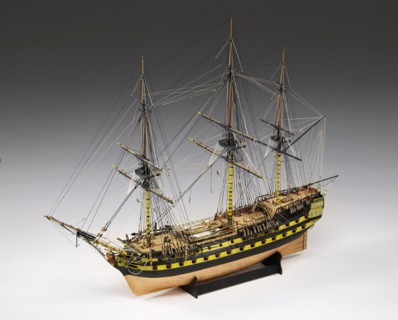Maquette du navire HMS Vanguard - Échelle 1:72 -