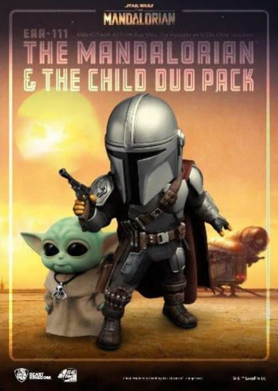 Beast Kingdom EAA-111 The Mandalorian and The Child Star Wars Articulated Figure