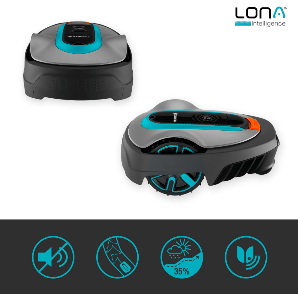 Gardena SILENO City 500 m² Robot cortacésped