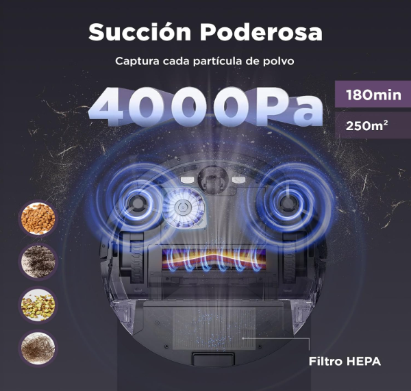 Lote 3 Robot Obode A8+ Aspirador y Fregasuelos - NUEVOS -