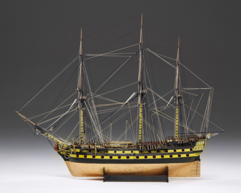 Maquette du navire HMS Vanguard - Échelle 1:72 -