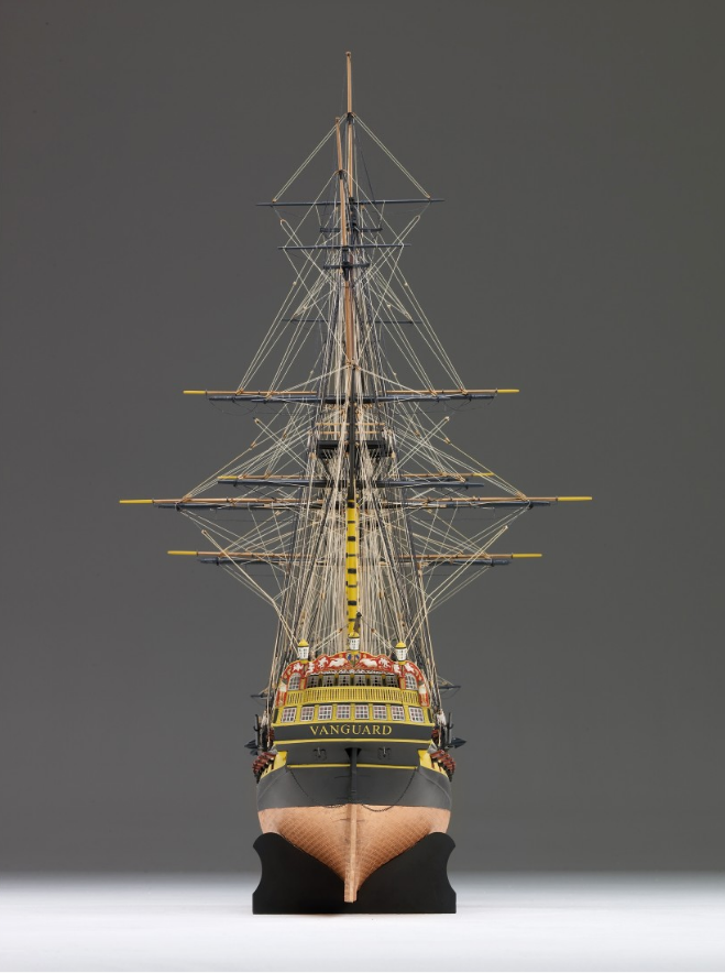 Maquette du navire HMS Vanguard - Échelle 1:72 -