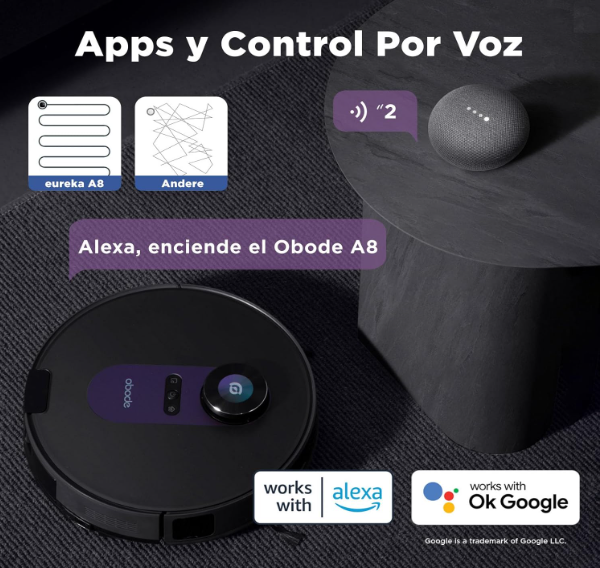 Lote 3 Robot Obode A8+ Aspirador y Fregasuelos - NUEVOS -